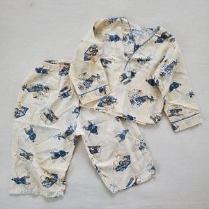 Vintage '60s Fireman Pajamas Set 2t